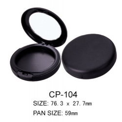 Round Cosmetic Compact CP-104