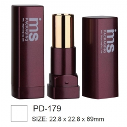 Squqre Cosmeitc Plastic Lipstick Packaging