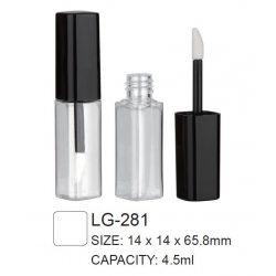 Plastic Cosmetic Square Lipgloss Container