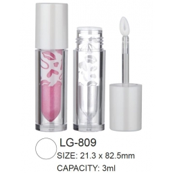 Plastic Cosmetic Round Lipgloss Container