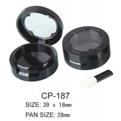 Round Cosmetic Compact CP-187