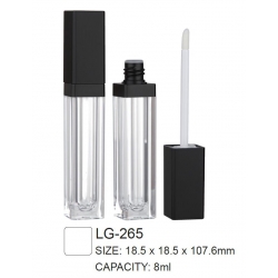 Plastic Cosmetic Square Lipgloss Container