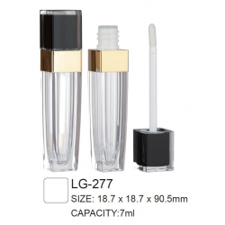 Plastic Cosmetic Square Lipgloss Container