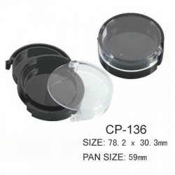 Round Cosmetic Compact CP-136