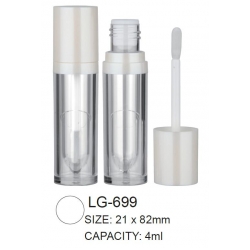 Plastic Cosmetic Round Lipgloss Container