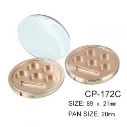 Round Cosmetic Compact CP-172C