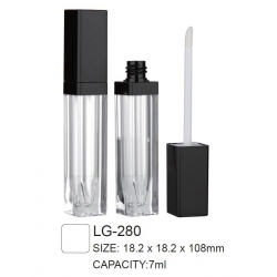 Plastic Cosmetic Square Lipgloss Container