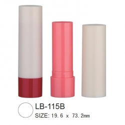 Plastic Round Cosmetic Lip Balm Container