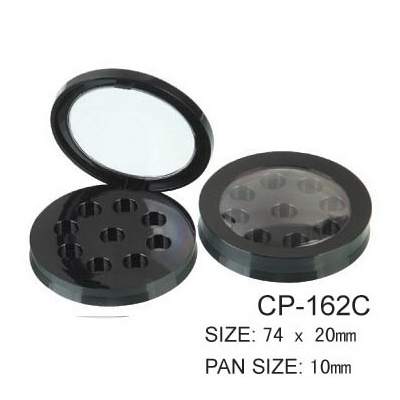 Round Cosmetic Compact CP-162C