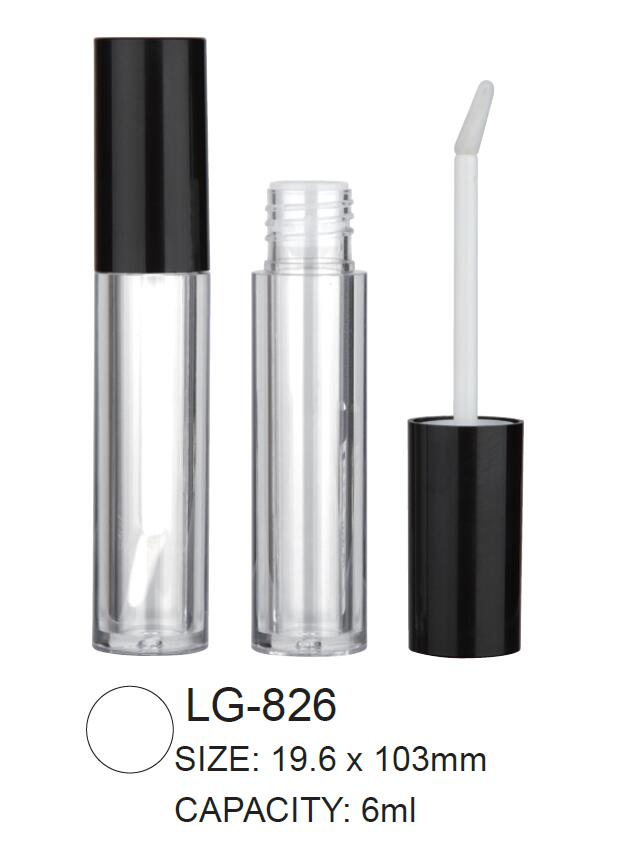 Plastic Cosmetic Round Lipgloss Container