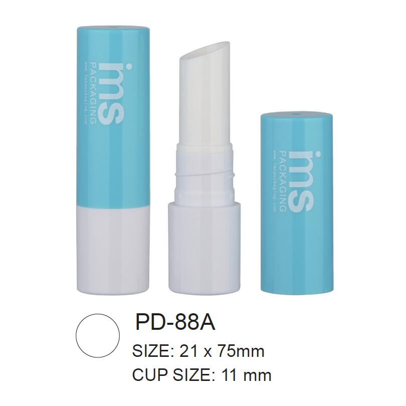 Round Plastic Lipstick Case