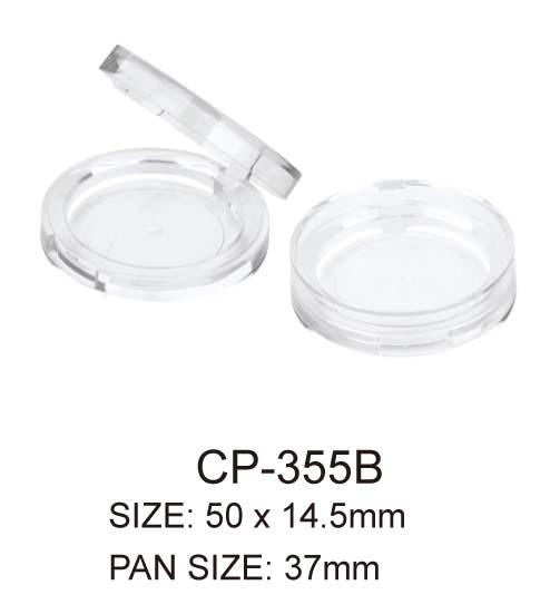 Round Cosmetic Compact Powder Container
