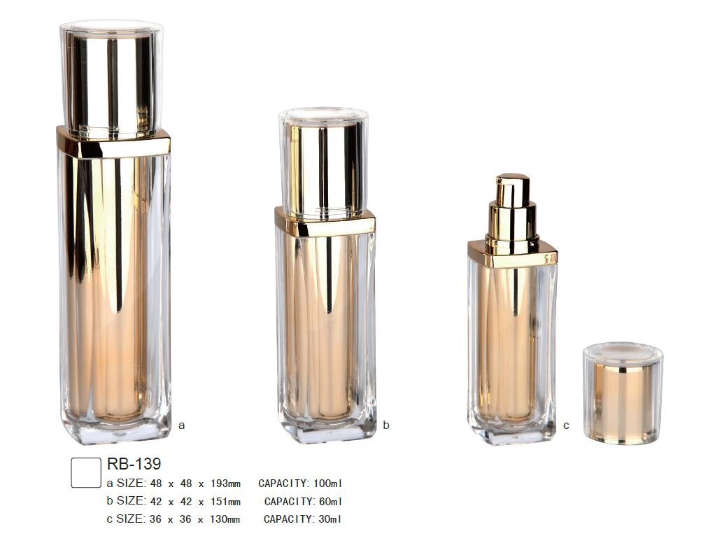 Plastic Cosmetic Lotion Bottle Container