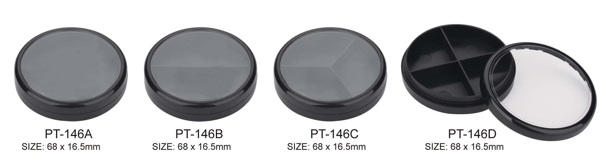 Plastic Round Cosmetic Compact