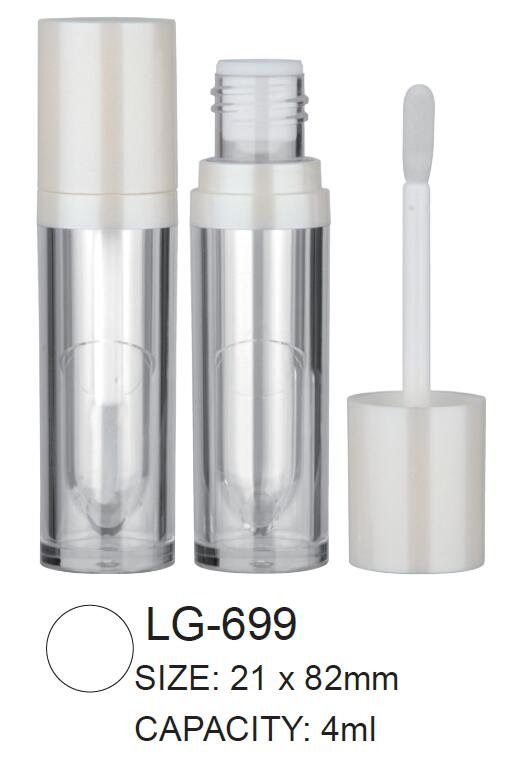 Plastic Cosmetic Round Lipgloss Container