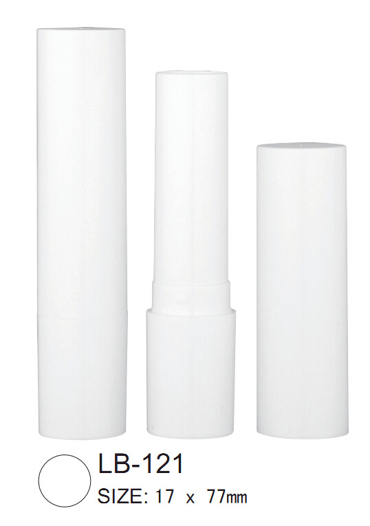 White Lip Balm Tubes and Caps