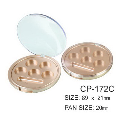 Round Cosmetic Compact CP-172C