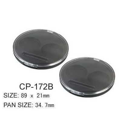 Round Cosmetic Compact CP-172B