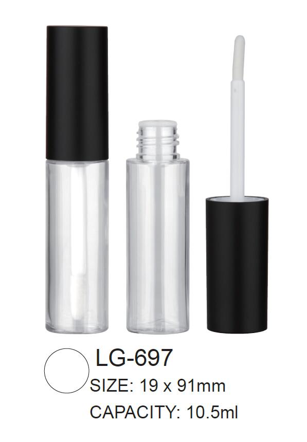 Plastic Cosmetic Round Lipgloss Container