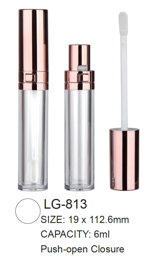 Plastic Cosmetic Round Lipgloss Container