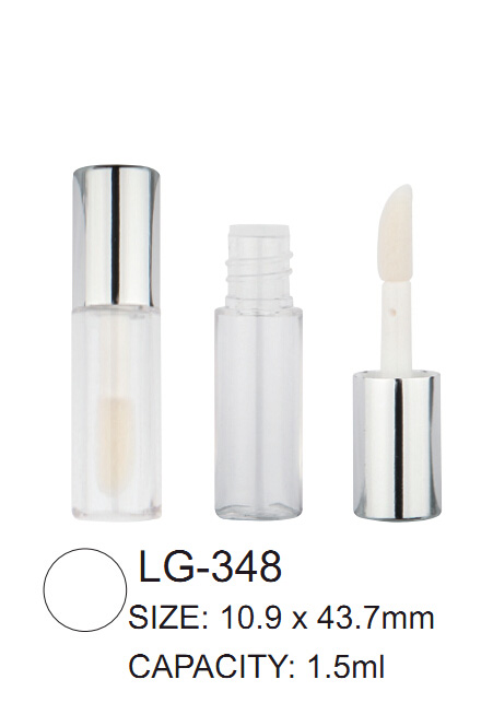 Empty Round Lip Gloss bottle