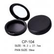 Round Cosmetic Compact CP-104