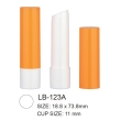 Empty Plastic Round Cosmetic Lip Balm