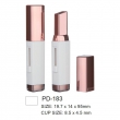 Square Plastic Lipstick Packaging