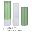 Plastic Round Cosmetic Lip Balm Container