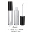 Plastic Cosmetic Round Lipgloss Container