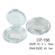 Round Cosmetic Compact CP-156