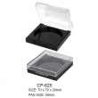 Empty Plastic Square Compact Case