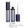 Plastic Cosmetic Square Lipgloss Container